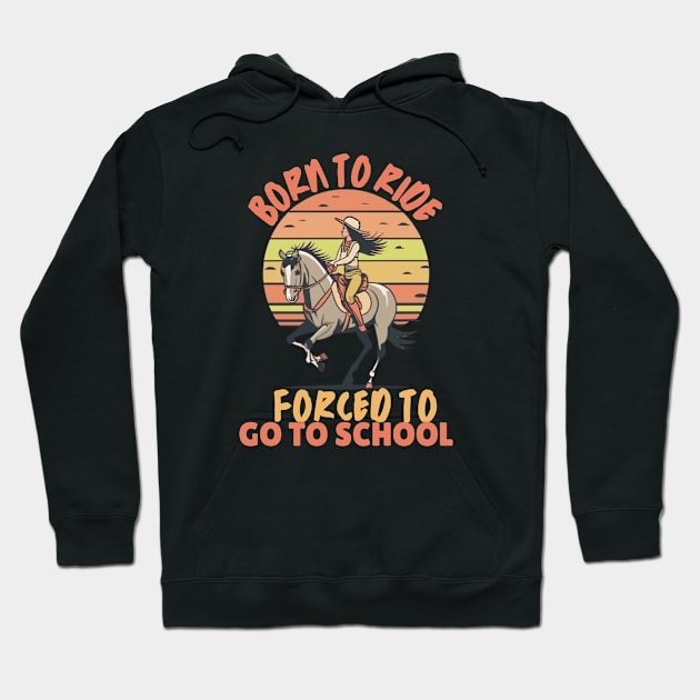 Horse-Riding Hoodie by WordsOfVictor